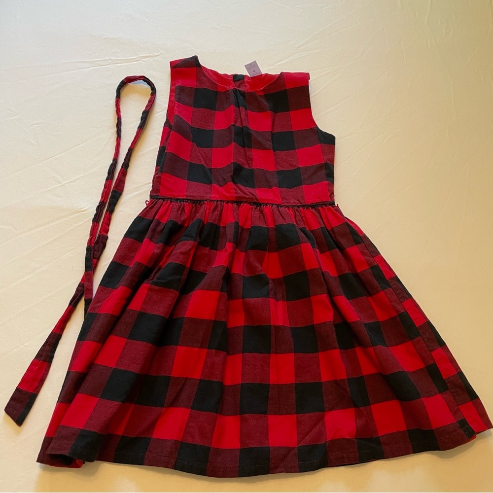 Carter's Red and Black Checkered Kids Dress